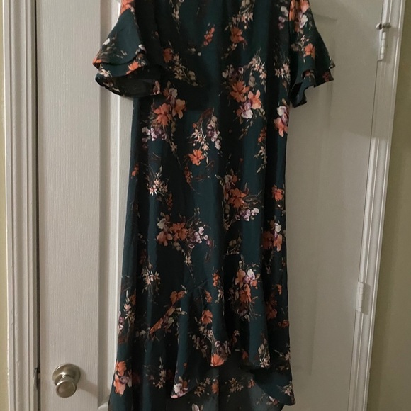 Ces Femme Dark Teal Floral Dress - Picture 5 of 6